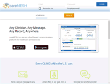 Tablet Screenshot of caremesh.com